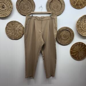 Old Navy Extra High Rise Taylor Trouser Dress Pants Plus Size XXL Tan Brown